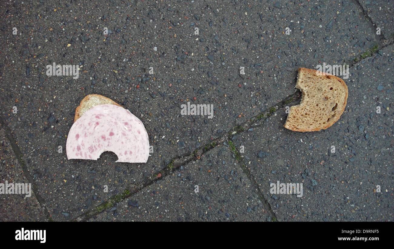 Sandwich Throw Throw away society hi-res stock photography and images - Alamy