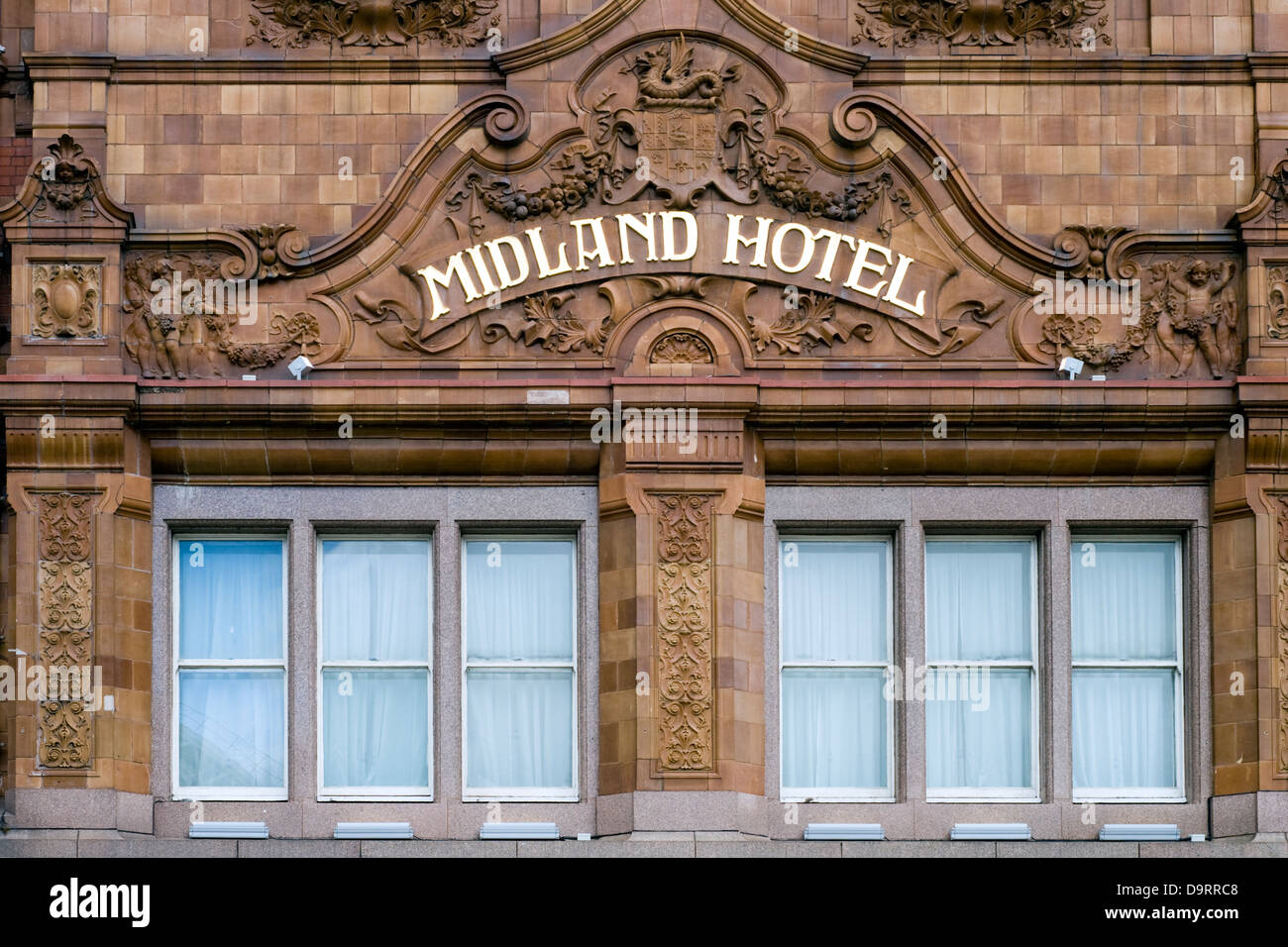 Exterior of the Midland Hotel in Manchester, England, UK Stock Photo