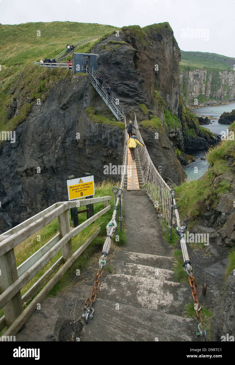 Ni Rope Bridge Rope bridge in Carrick-a-Rede, in