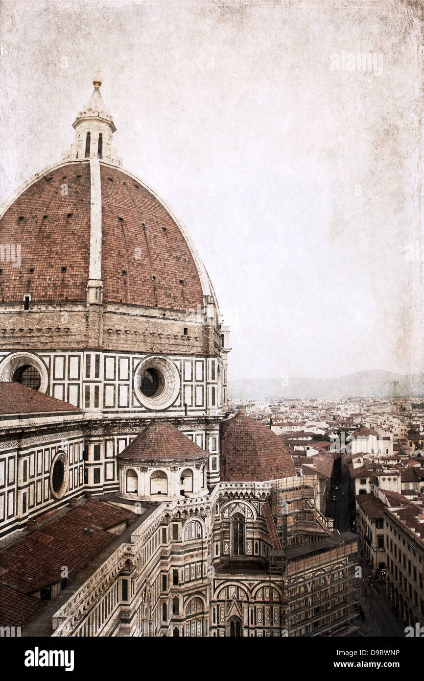 Brunelleschi dome artwork hi-res stock photography and images - Alamy