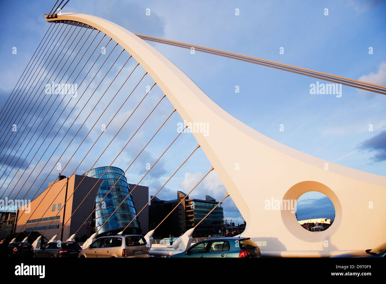Samuel beckett bridge;Dublin county dublin ireland Stock Photo - Alamy