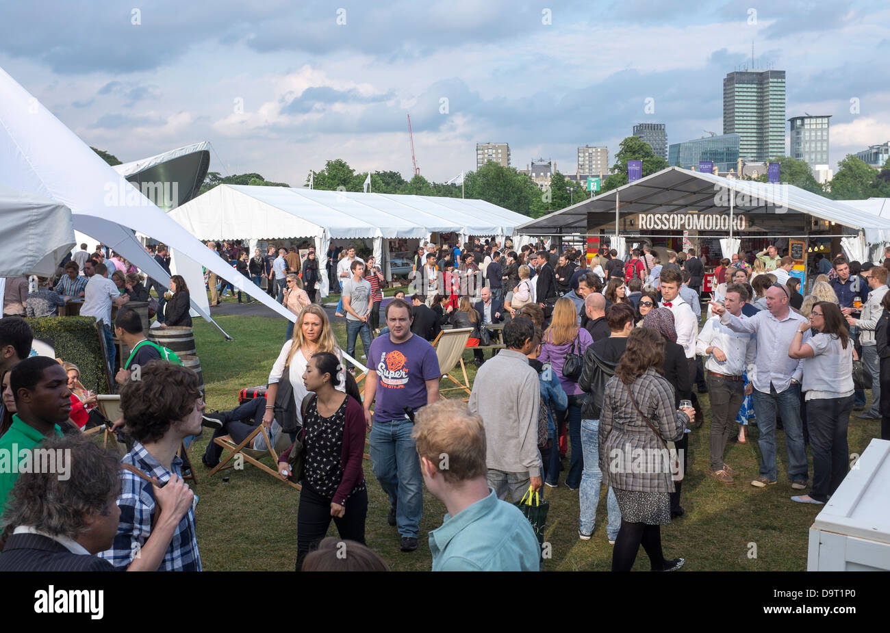 Taste London Festival in Regents Park Stock Photo