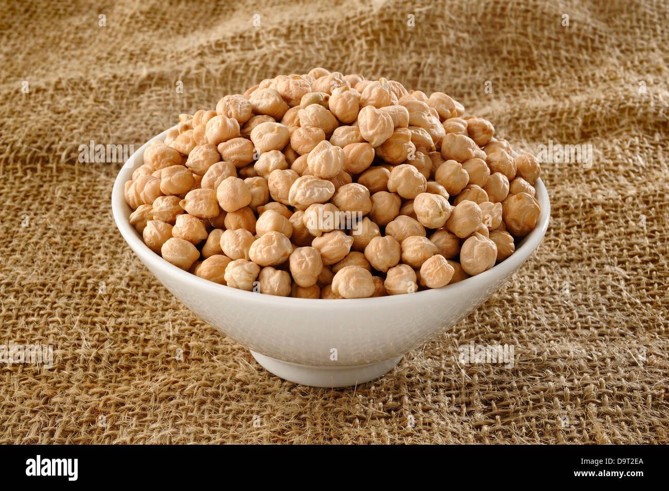 garbanzo bean on bowl Stock Photo