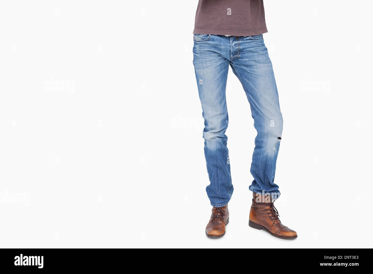 Man wearing jeans hi-res stock photography and images - Alamy
