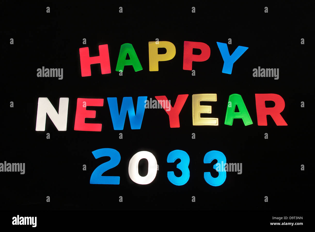 HAPPY NEW YEAR 2033 Stock Photo - Alamy