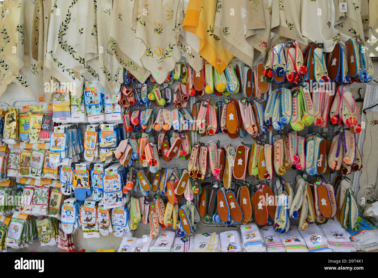 Greek souvenirs, Lindos, Rhodes (Rodos), The Dodecanese, South Aegean