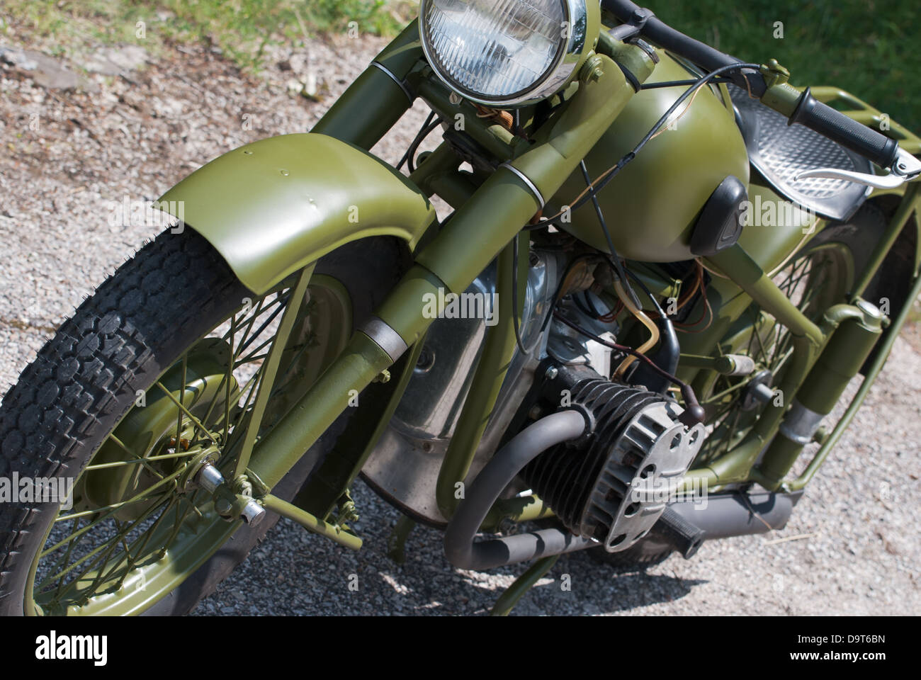 military green bike