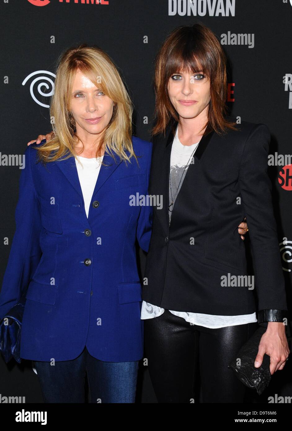 Rosanna Arquette, Katherine Moennig at arrivals for RAY DONOVAN Series Premiere on SHOWTIME, Directors Guild of America (DGA) Theater, Los Angeles, CA June 25, 2013. Photo By: Dee Cercone/Everett Collection Stock Photo