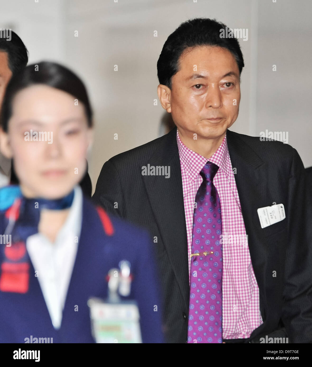 June 26, 2013, Tokyo, Japan Japan's former Prime Minister Yukio