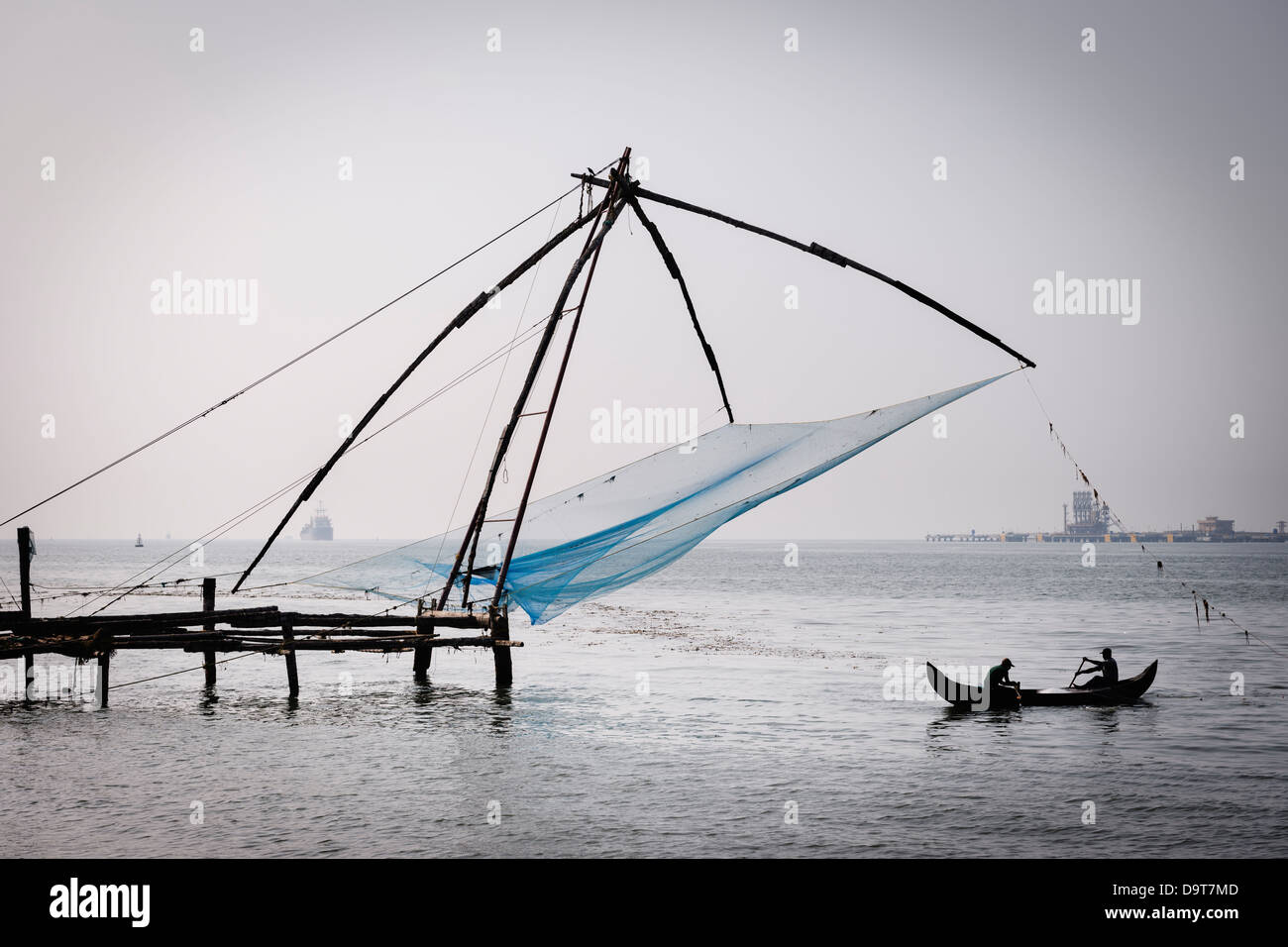 The Chinese of Fort Kochi in Kerala, India Stock Photo Alamy