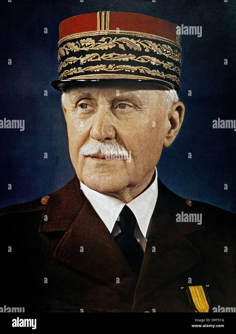 Maréchal Pétain (1856-1951) French politician and military Stock Photo