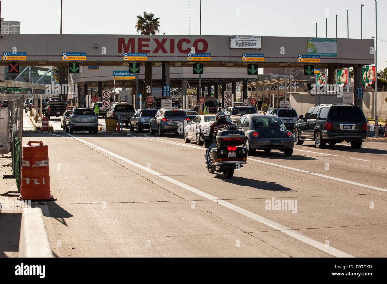 Border Crossing 7 (San Ysidro). Stock Photo