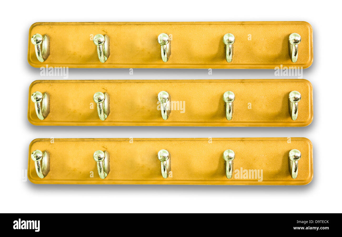 The Cloth hanger isolated on a white background Stock Photo - Alamy