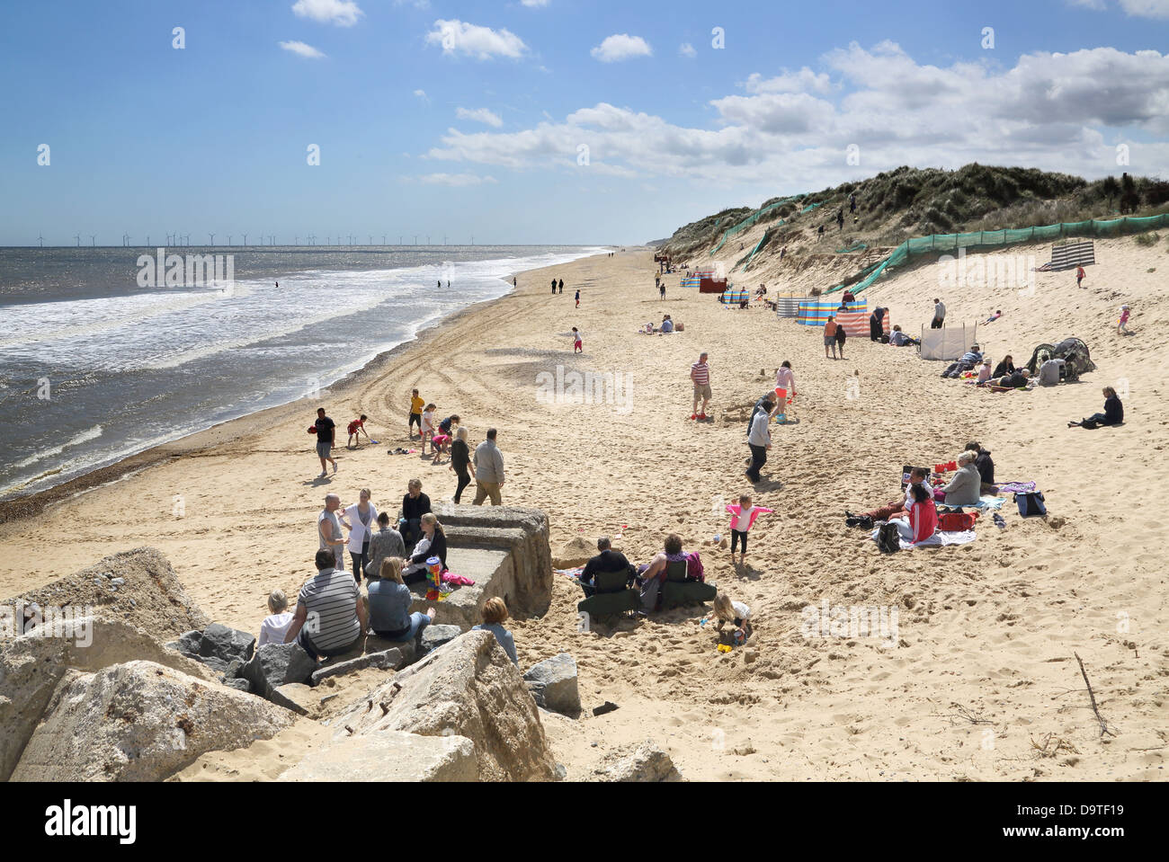 hemsby on the norfolk coast Stock Photo Alamy