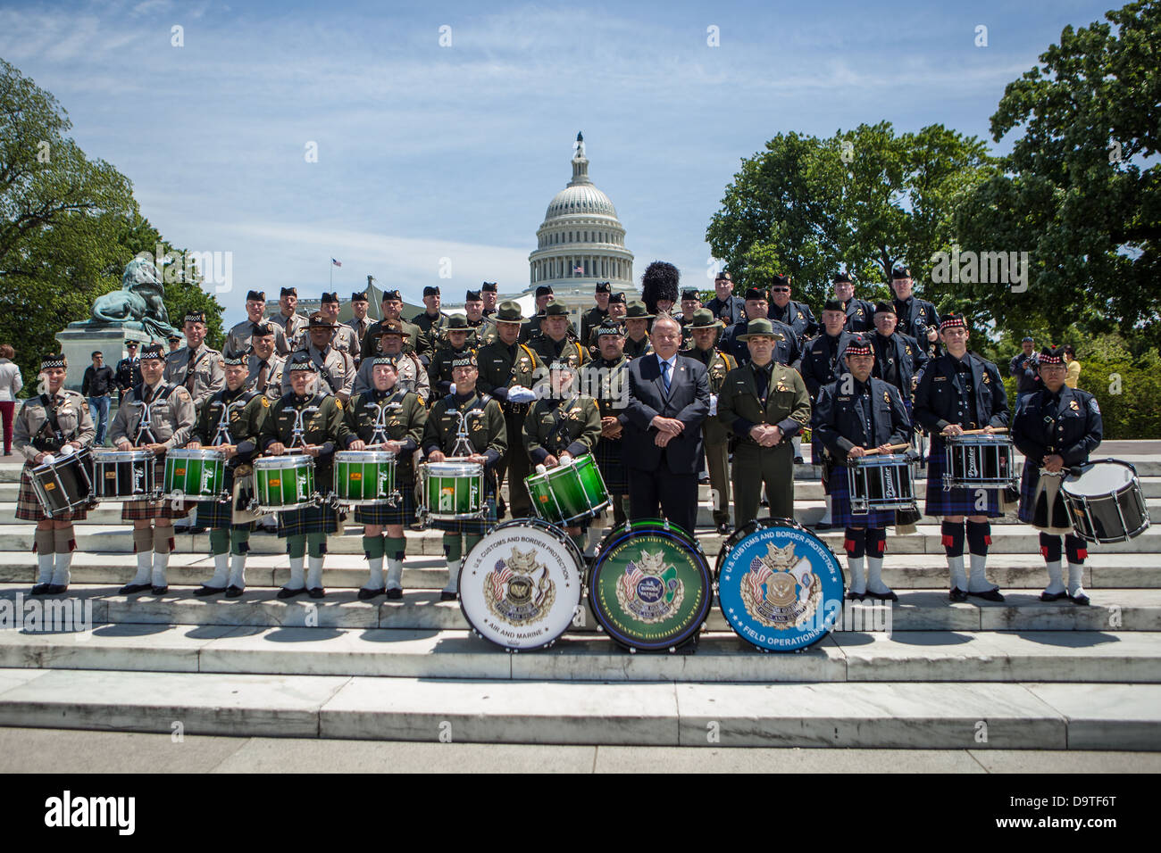 BP, OAM, and OFO Pipe & Drum. Stock Photo