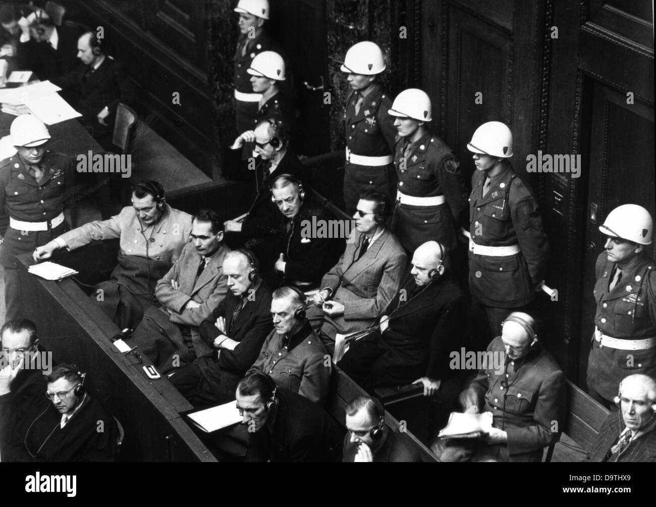 Defendants nuremberg trial High Resolution Stock Photography and Images ...