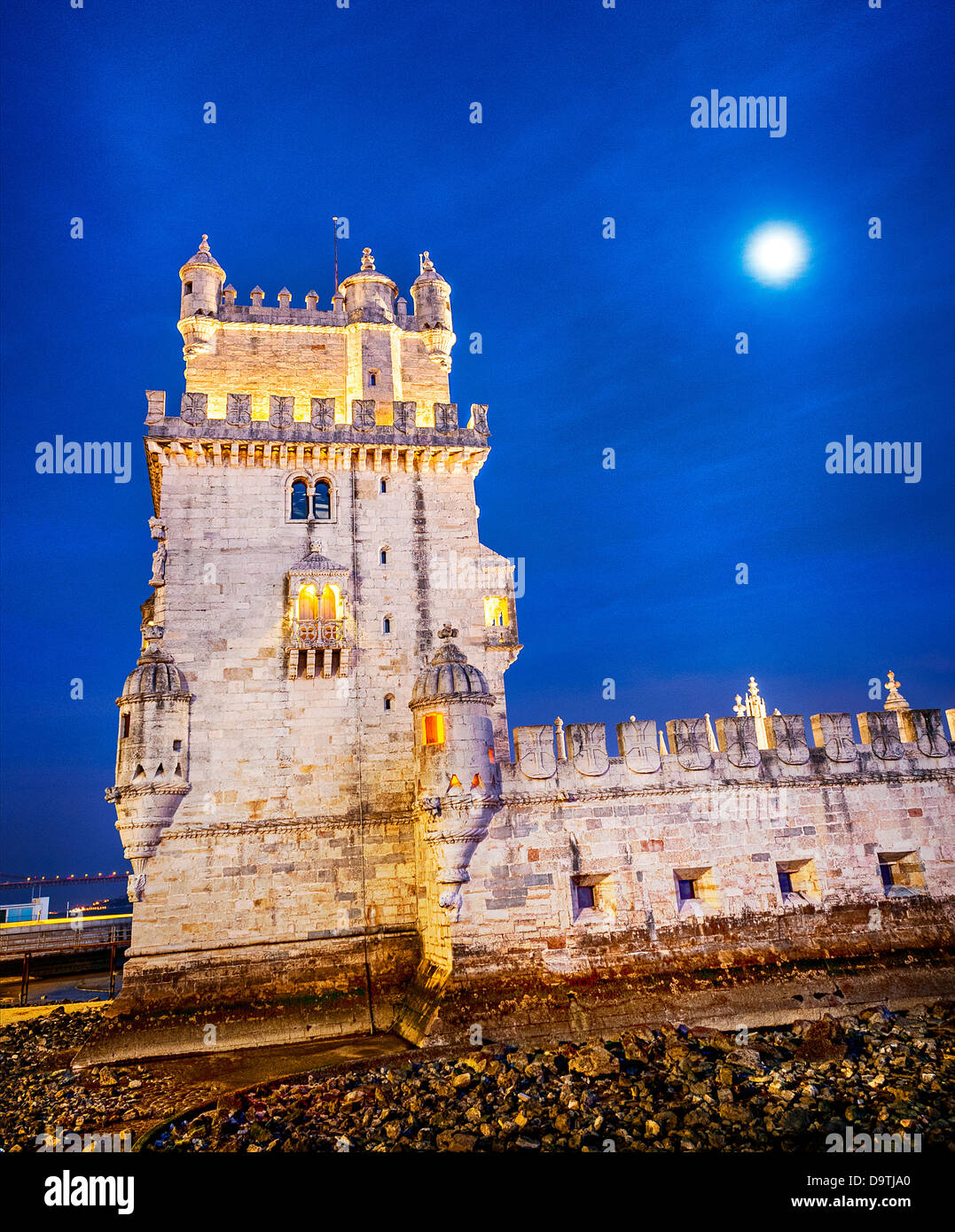 Belem tower in Lisbon city, Portugal Stock Photo