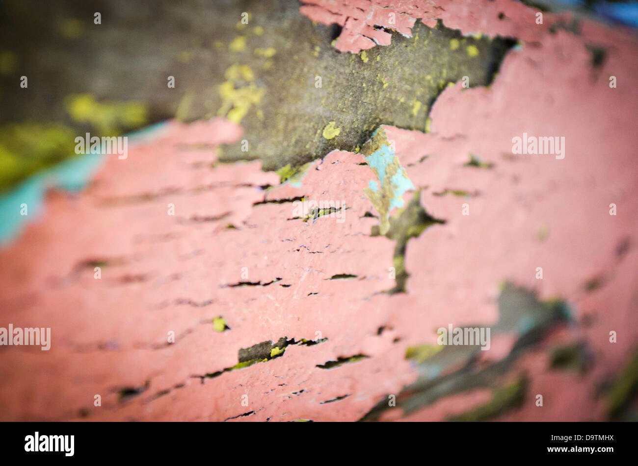 Cracked Paint Background Stock Photo