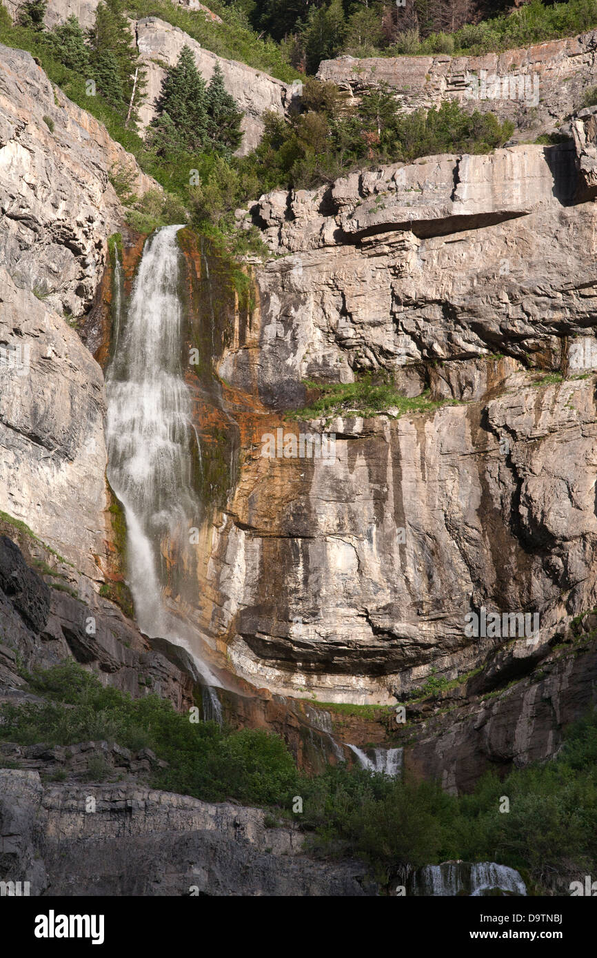 Bridal Veil Falls the Legend Provo Canyon, Utah, USA Stock Photo Alamy