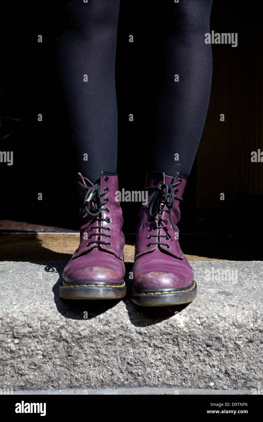 A pair of Dr Martens boots Stock Photo - Alamy