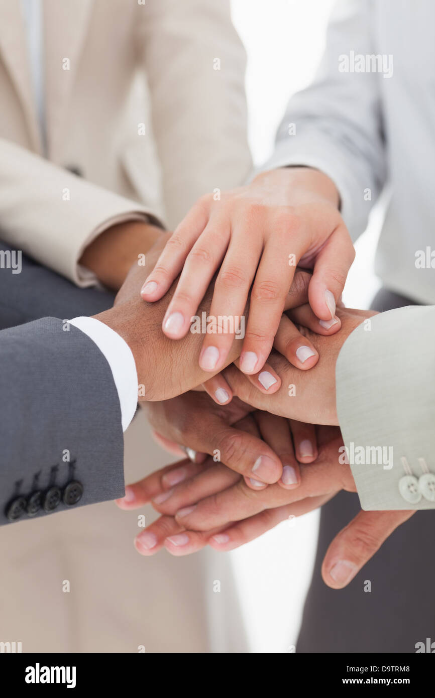 All for one business team Stock Photo
