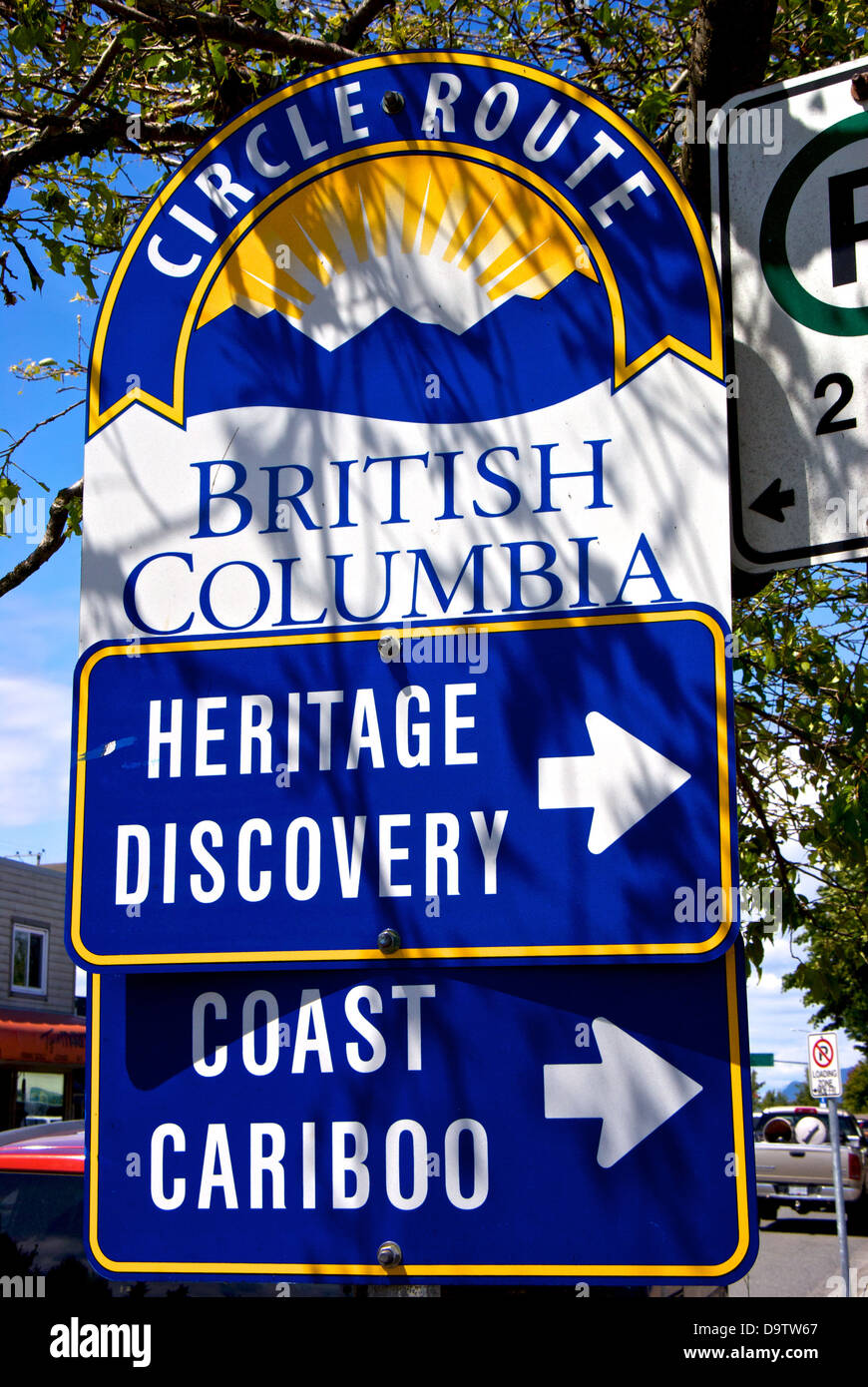 British columbia circle route direction hires stock photography and
