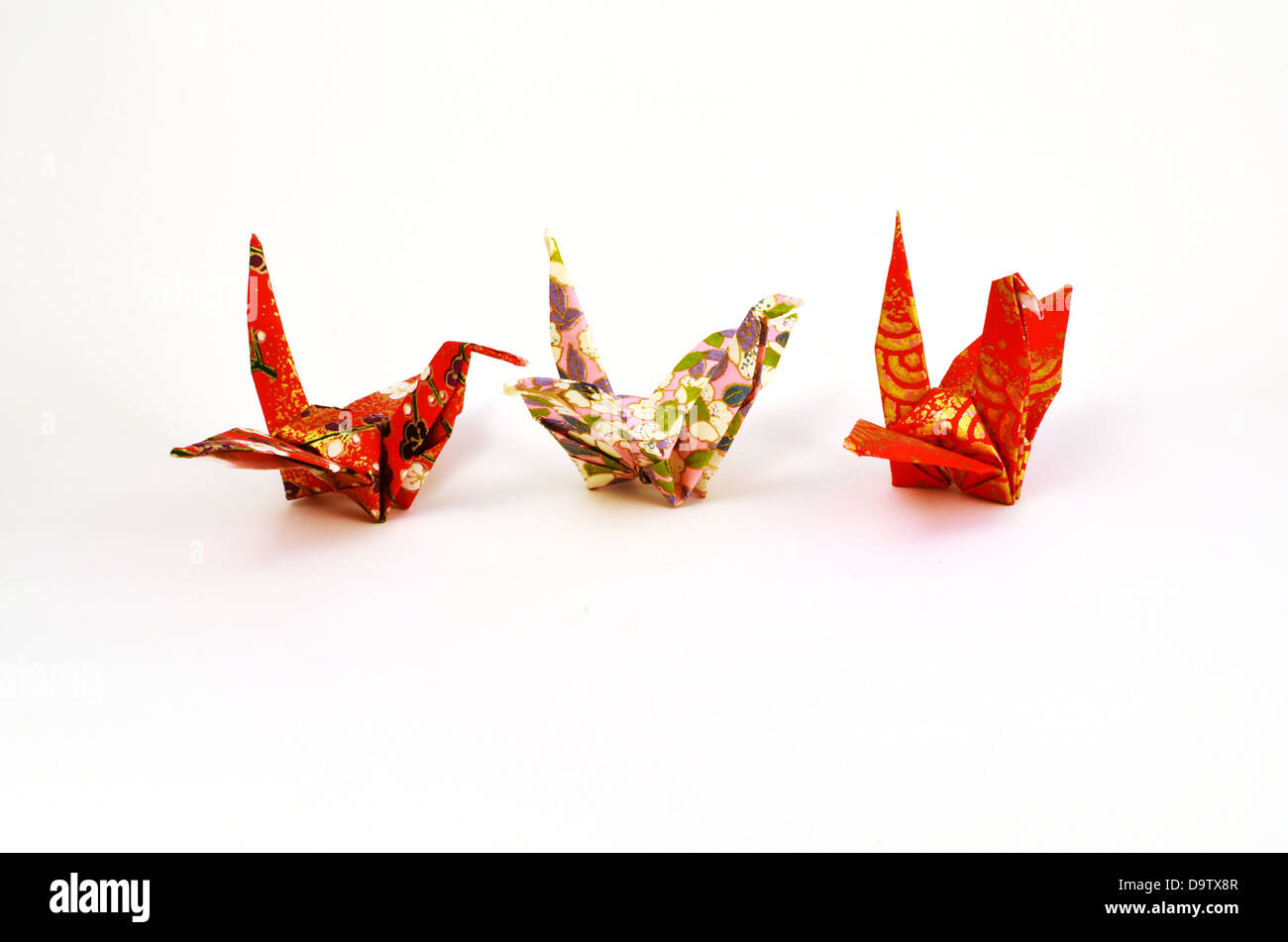 Japanese paper cranes Stock Photo Alamy