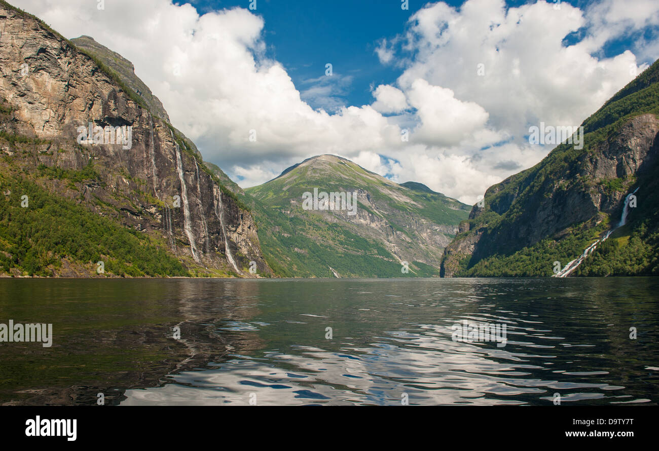 Geiranger fjord, Norway Stock Photo