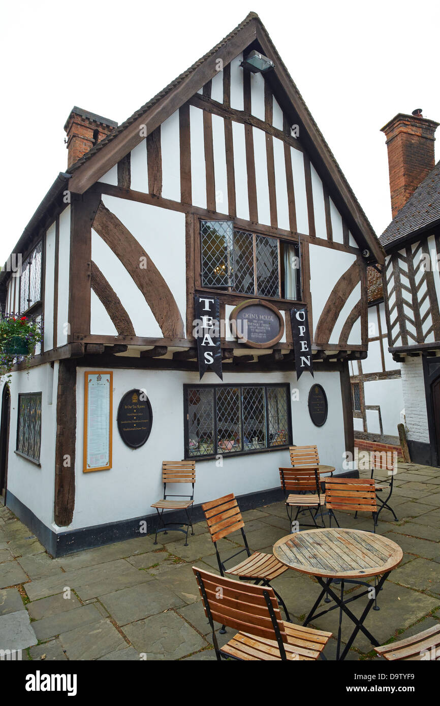 Thomas Oken Tea Rooms, Castle Street Warwick UK Stock Photo Alamy