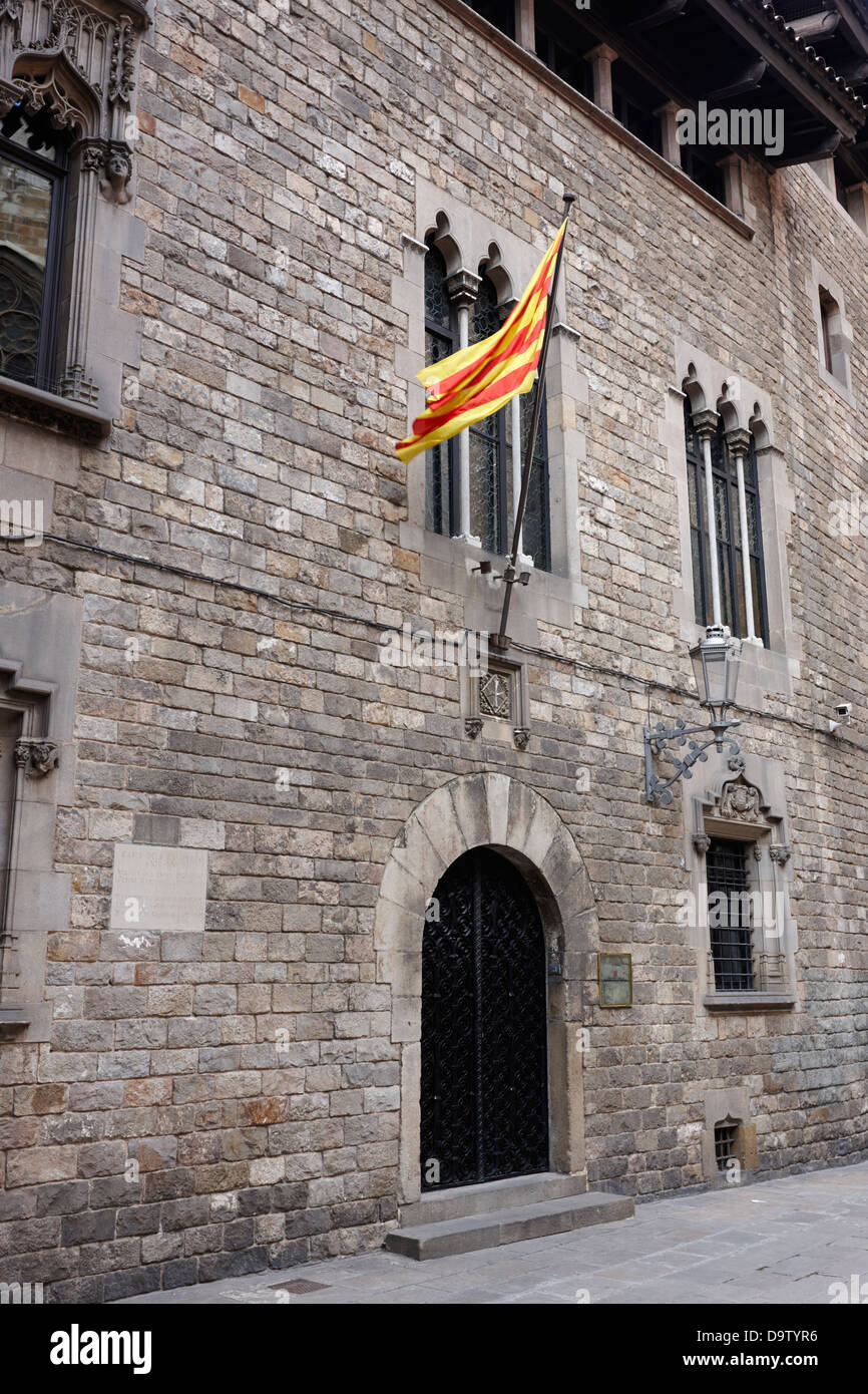 casa de los canonigos the canons house barcelona catalonia spain Stock