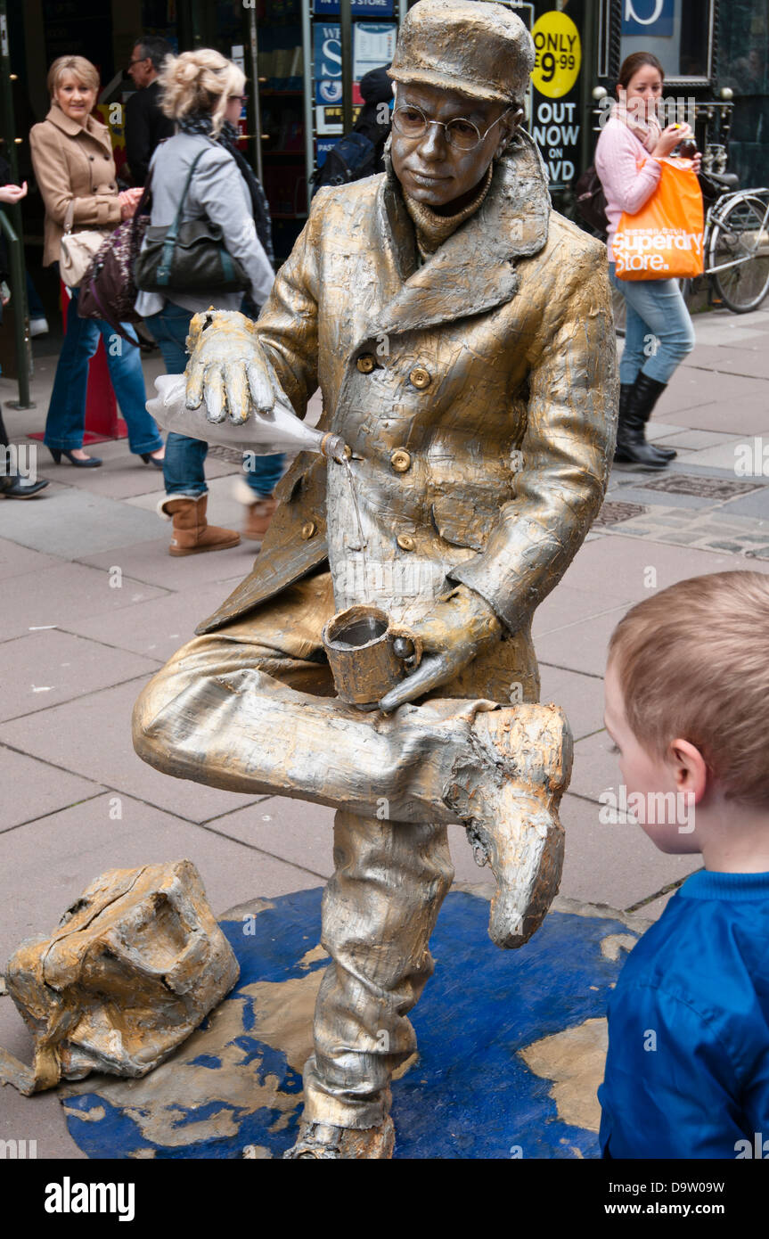 Street Entertainer Bath Somerset England UK Stock Photo