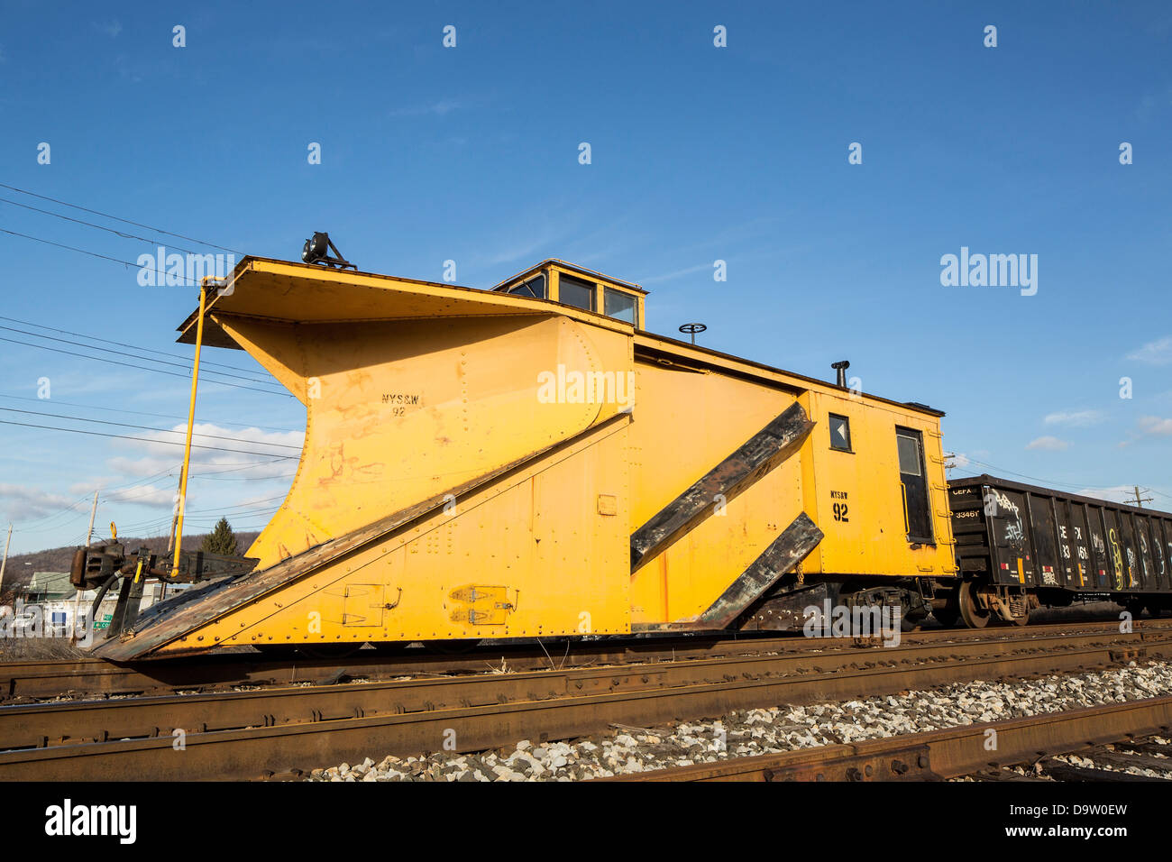 Snow plow train hires stock photography and images Alamy