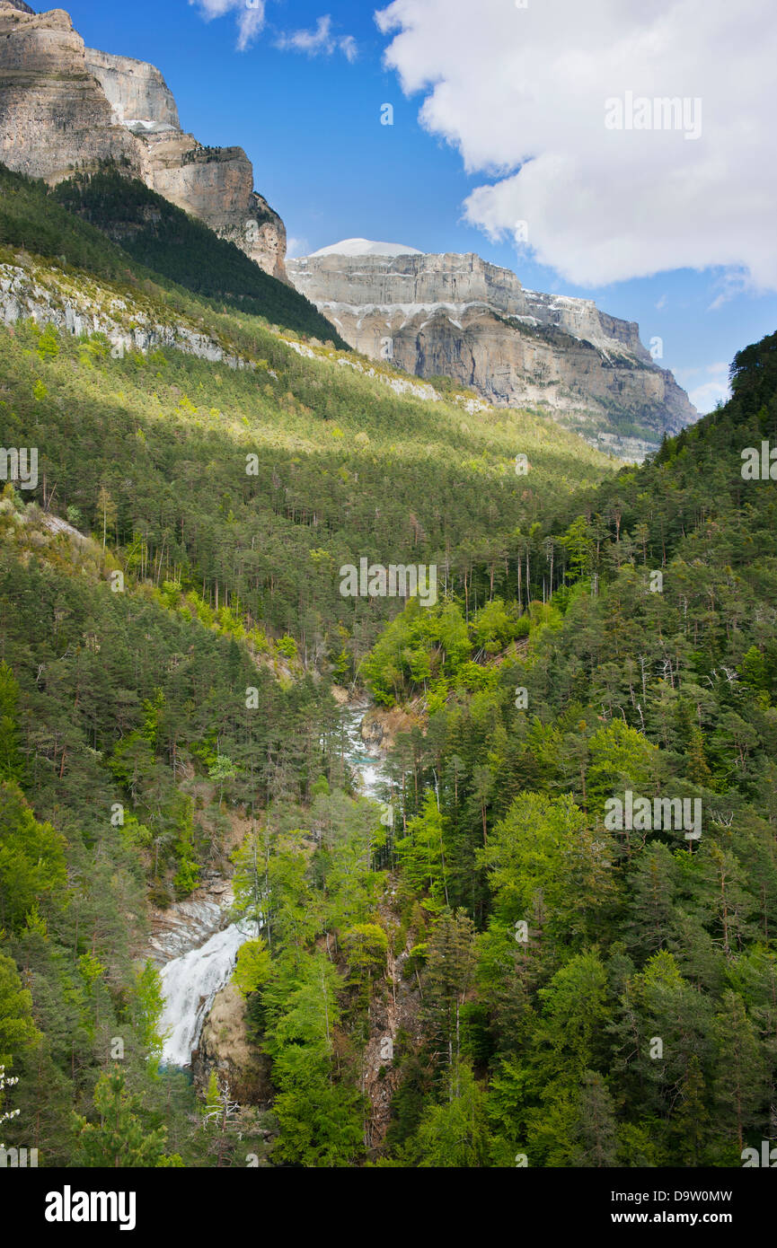 Ordesa Valley, Ordesa-Monte Perdido National Park, Pyrenees, Aragon, Spain Stock Photo