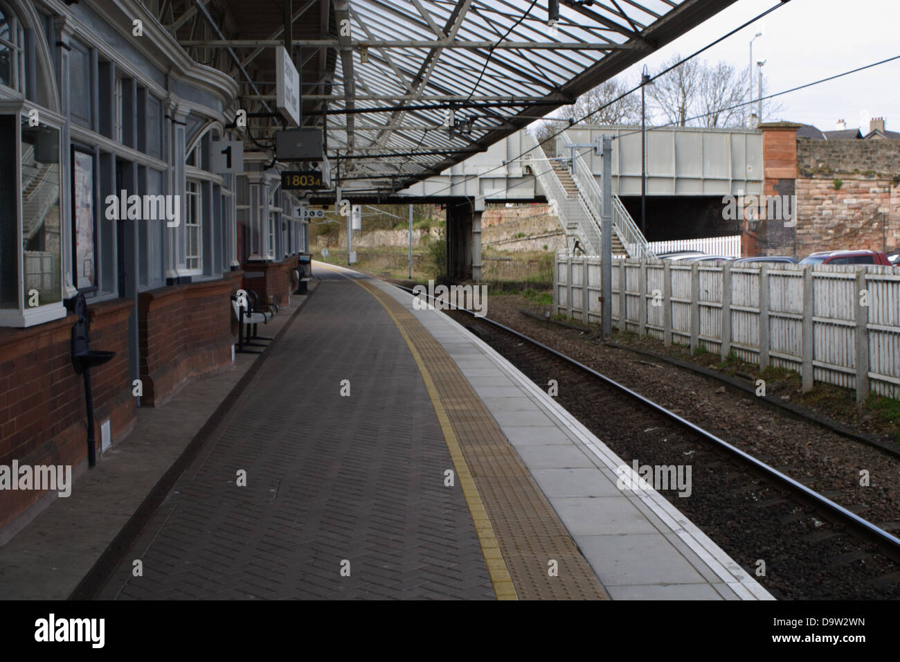 Berwick upon Tweed Railway Station Stock Photo Alamy