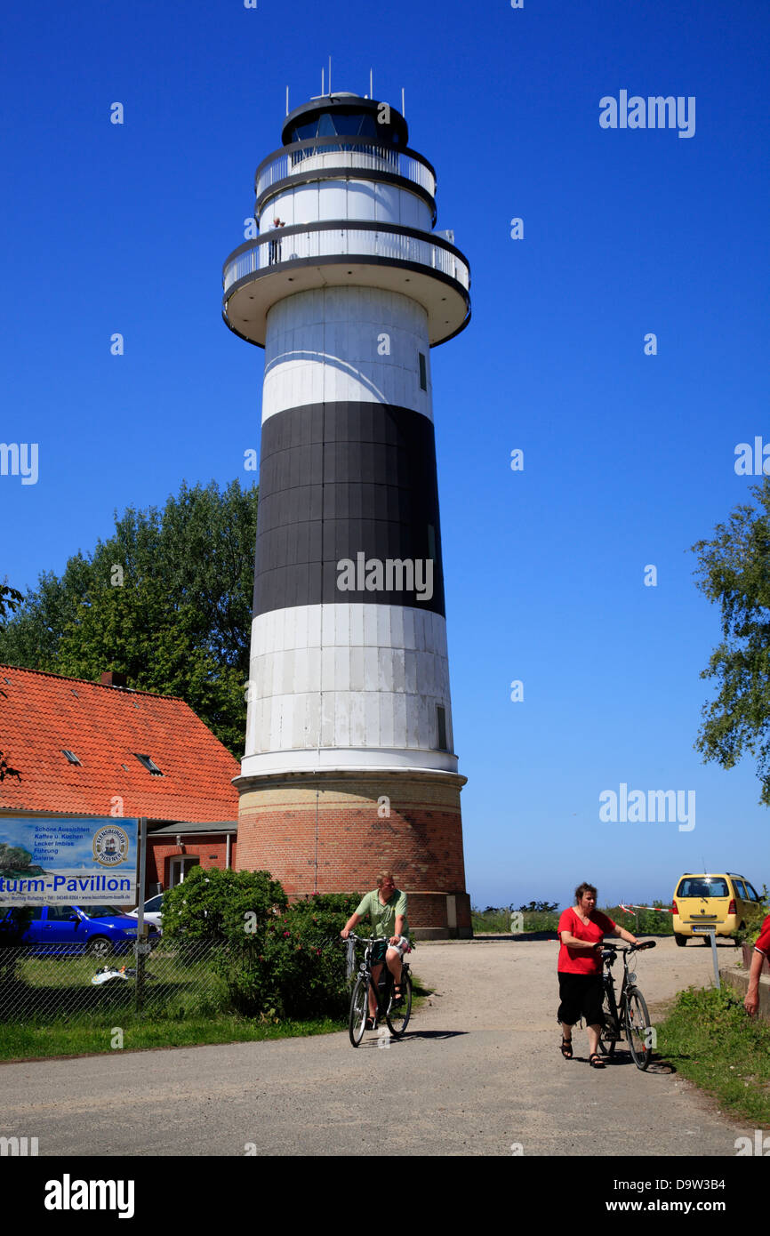 Bülk lighthouse, Kiel Bay, Schleswig-Holstein, Germany, Europe Stock Photo