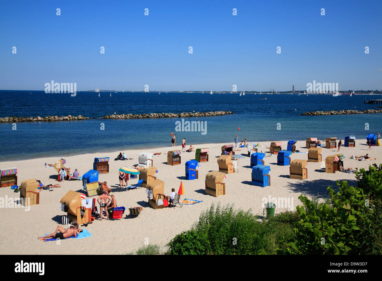Schilksee Beach, Kiel Bay, Schleswig-Holstein, Germany, Europe Stock Photo