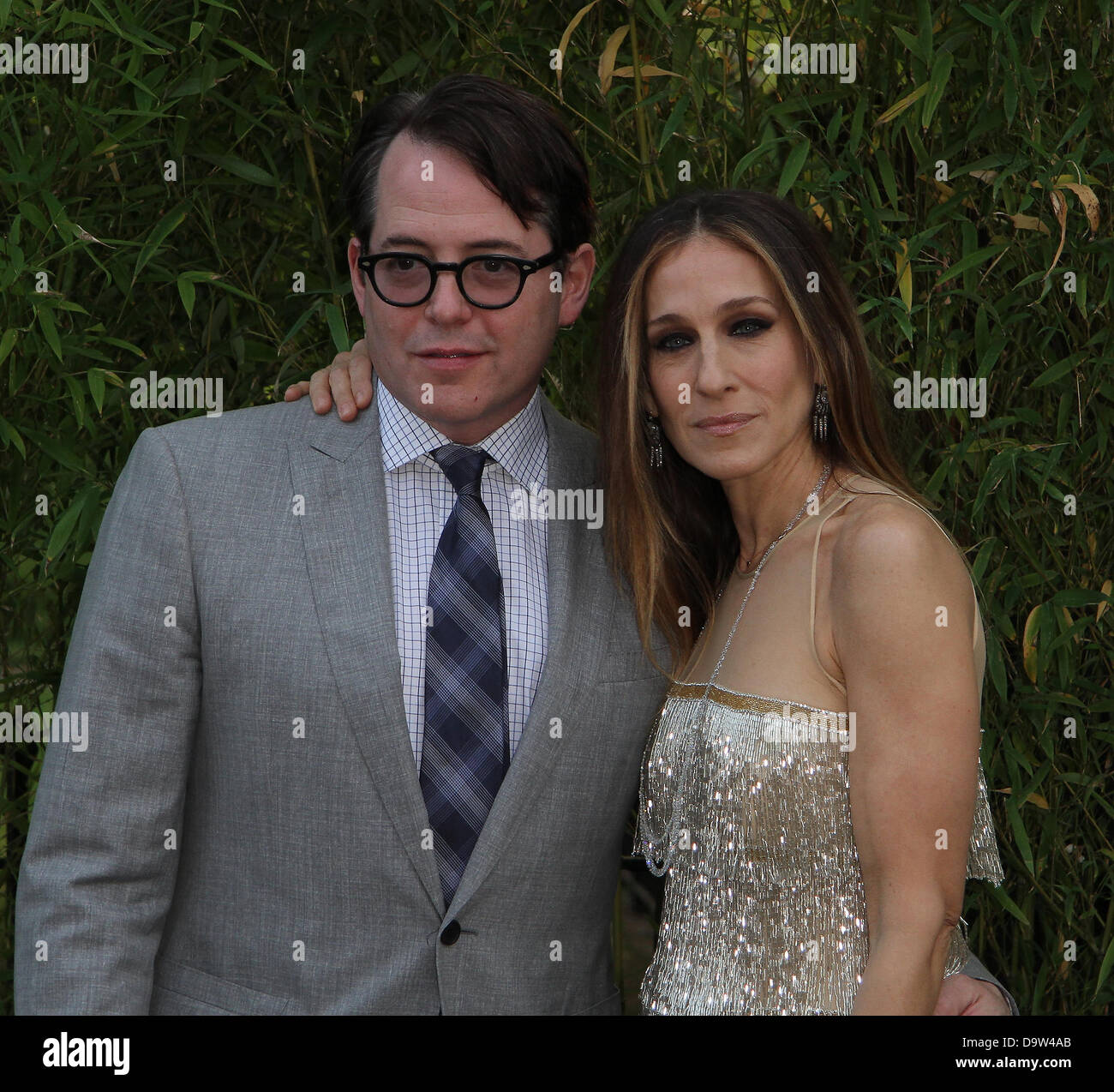 London, UK, 26th June, 2013: Matthew Broderick and Sarah Jessica Parker attend the annual Serpentine Gallery summer party at The Stock Photo