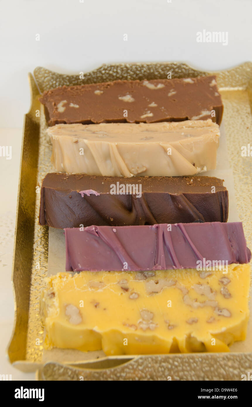 Michigan, Mackinac Island. Island specialty, assorted flavors of home