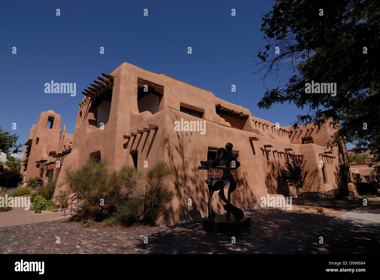 Traditional adobe houses, Santa Fe, New Mexico, USA Stock Photo Alamy