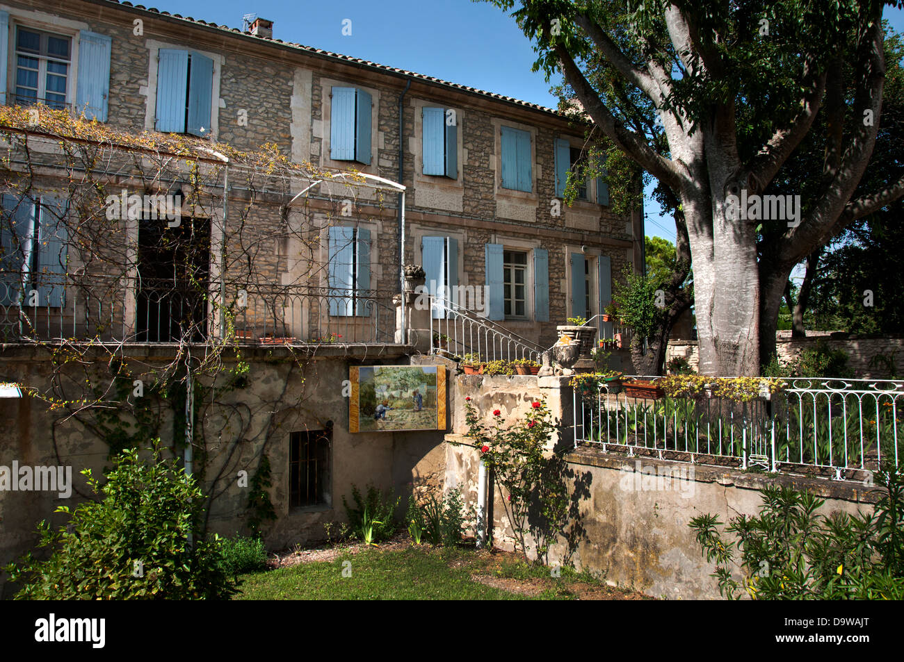 Monastery Saint Paul de Mausole Saint Remy de Provence France Vincent van Gogh 1853–1890 Dutch Netherlands Stock Photo