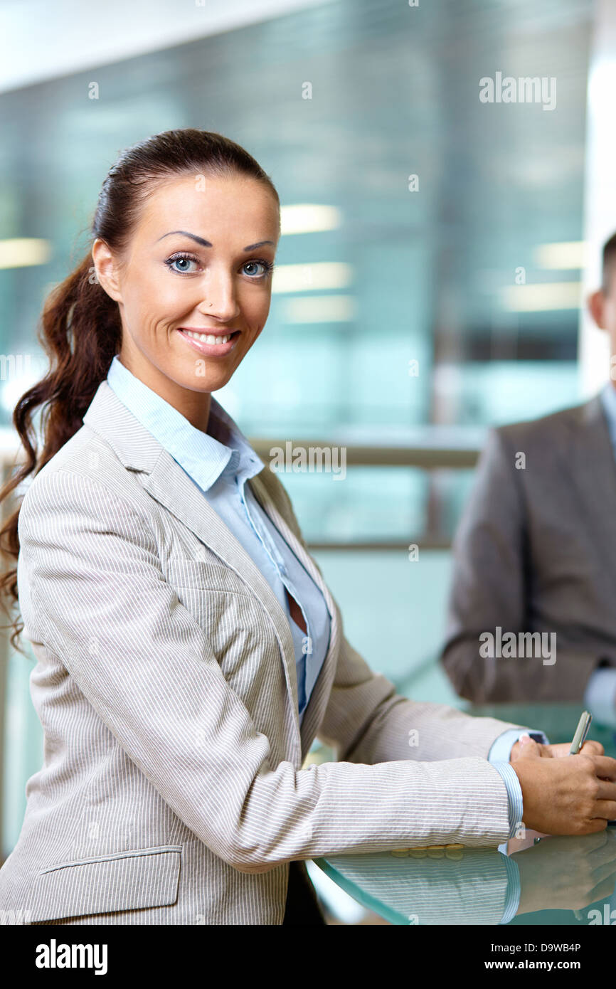 Office employee portrait confident hi-res stock photography and images ...
