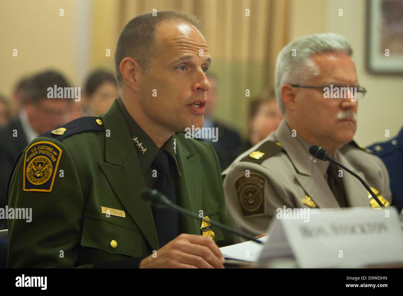CBP Testimony Before House Committee on Homeland Security, Subcommittee on Border and Maritime Secur. Stock Photo