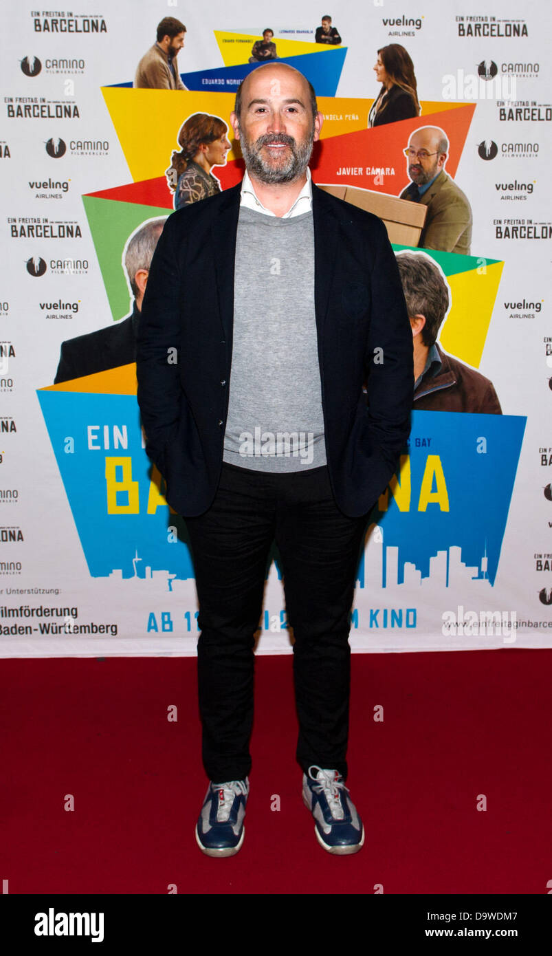 Spanish actor Javier Camara attends the premier of his movie 'Una