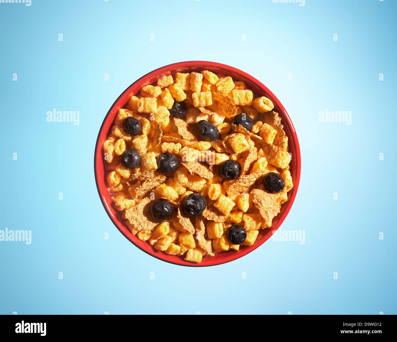 bowl of cereal Stock Photo