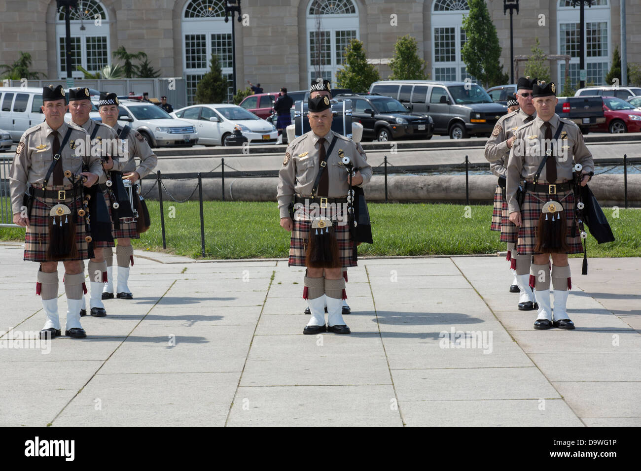 OAM Pipes & Drum 22. Stock Photo