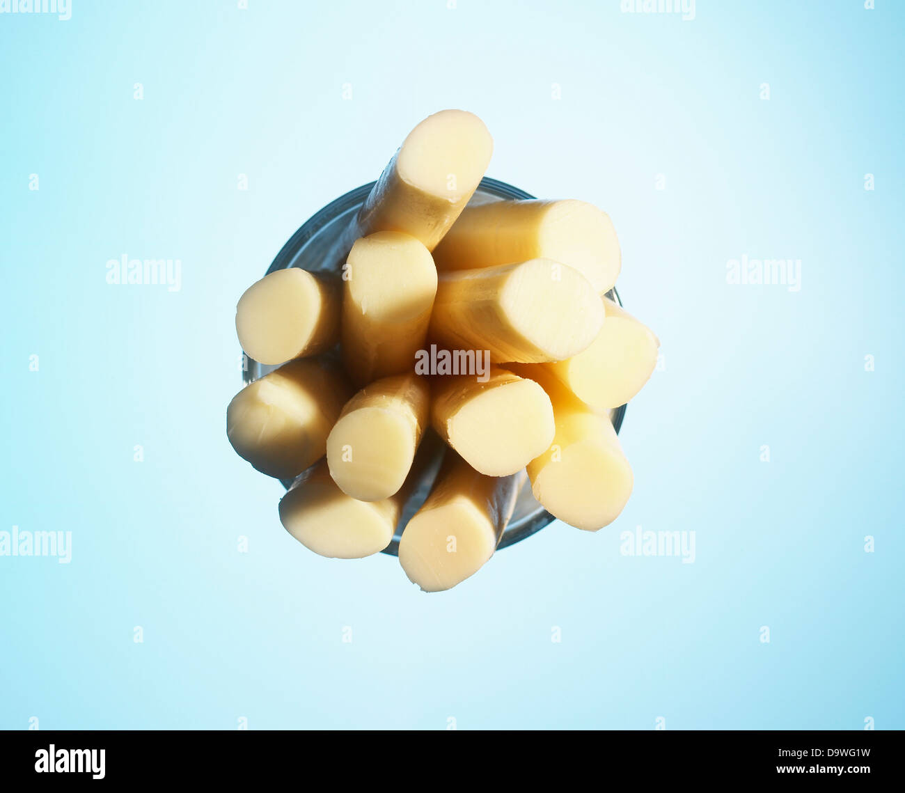 string cheese Stock Photo