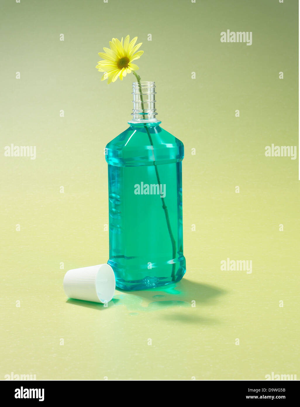Listerine bottle Stock Photo