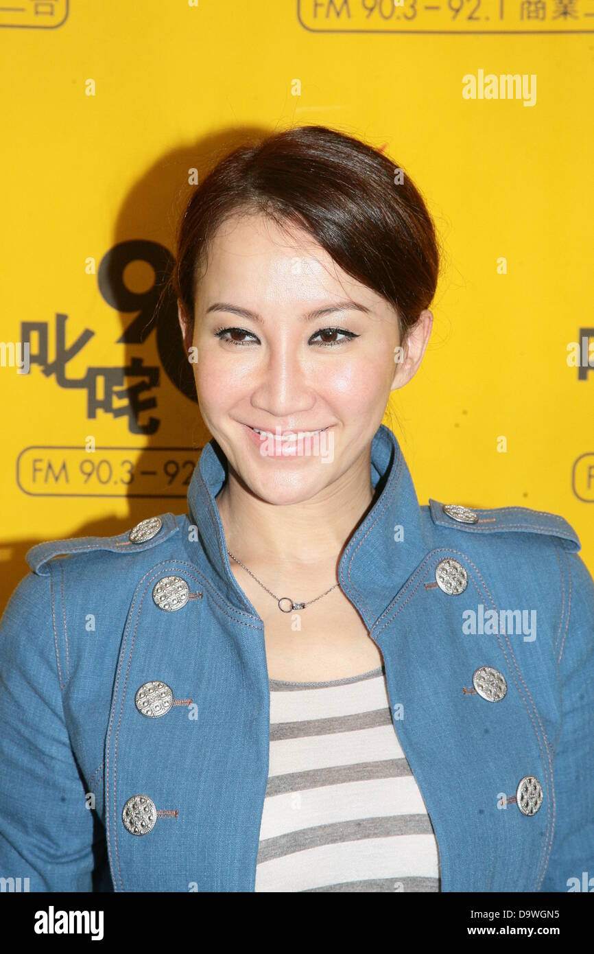 Coco Lee took radio’s interview for her new album in Hong Kong, China