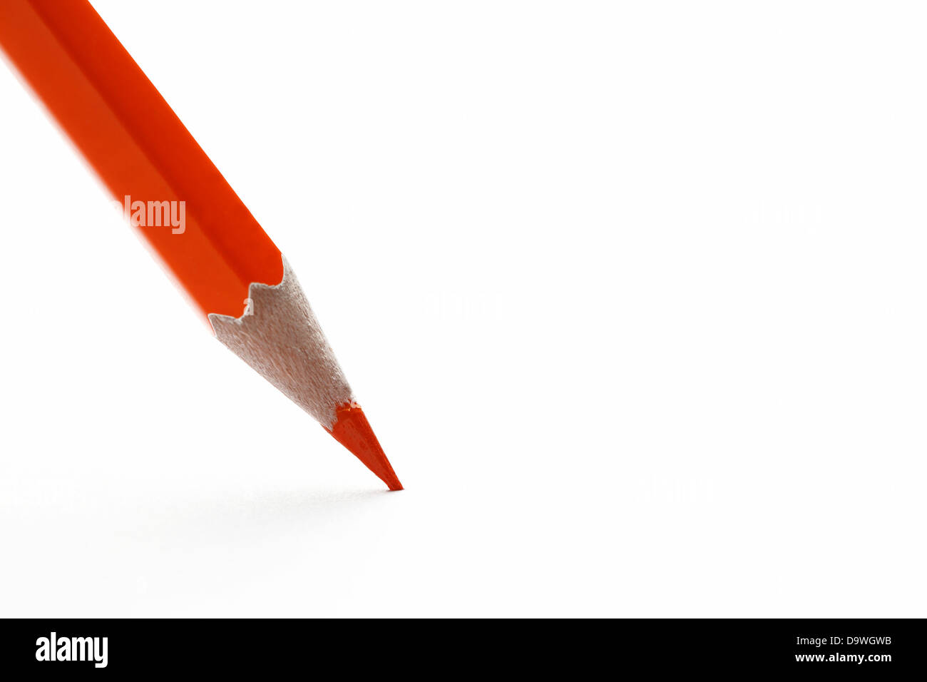 Pencil tip close-up Stock Photo