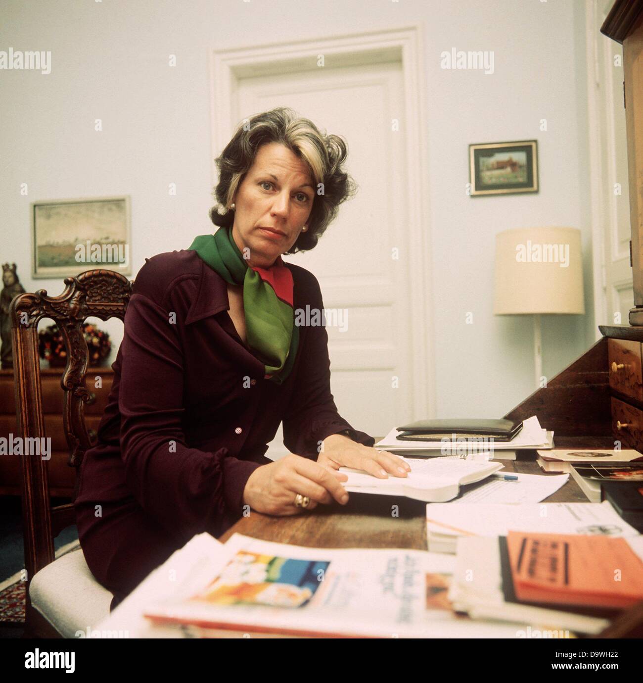 Chairwoman of the "German Cancer Aid" Dr. med. Mildred Scheel in her